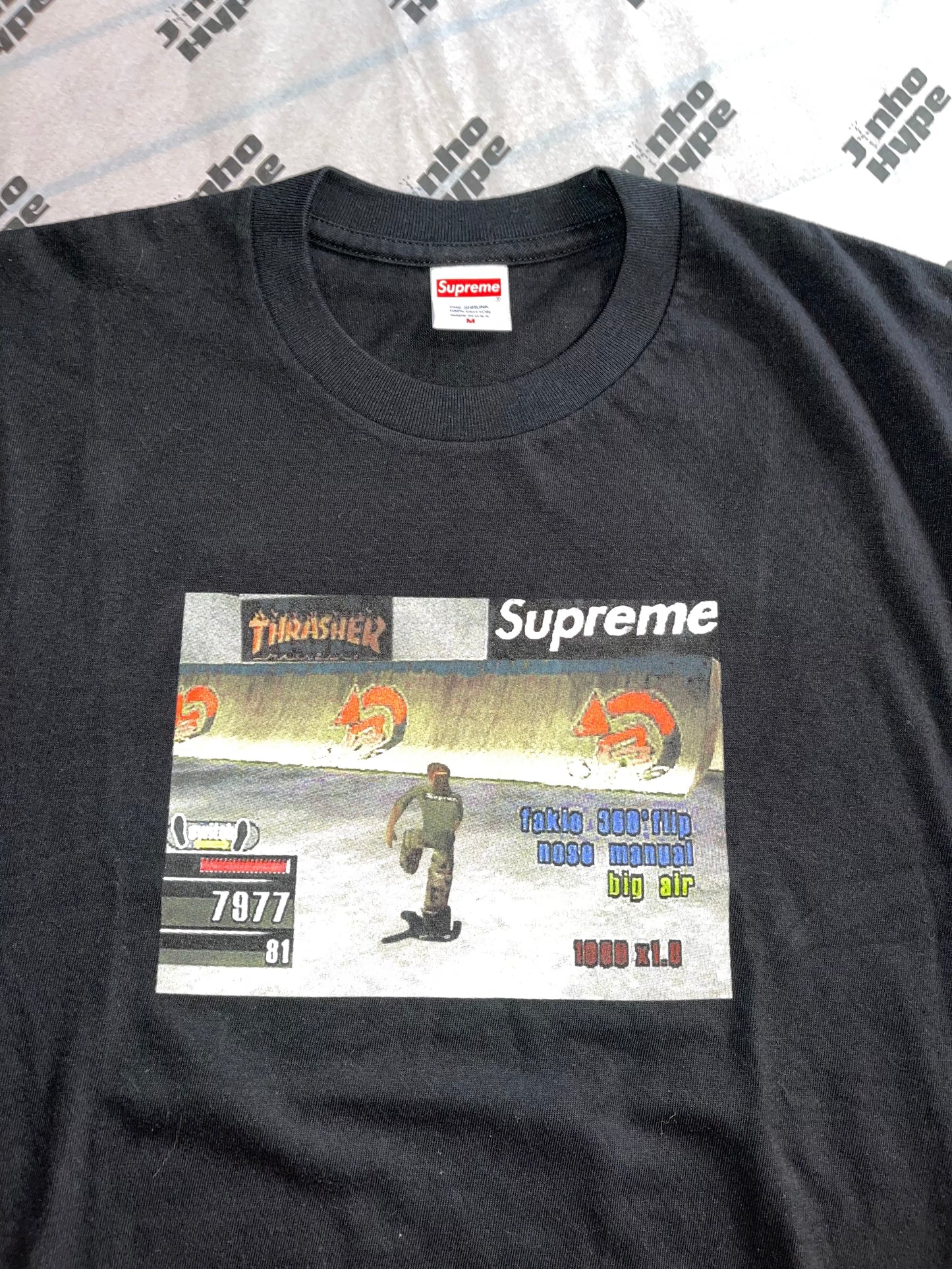 Supreme Thrasher Game Tee Black M