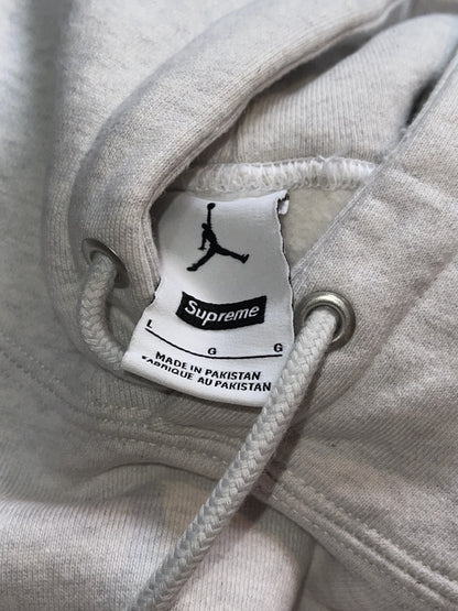 Supreme Jordan Hooded Sweatshirt Ash Grey G