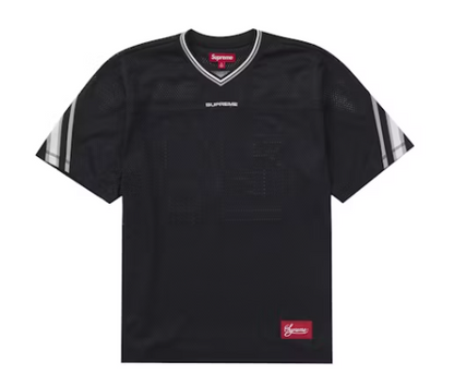 Supreme Jacquard Rib Football Jersey Black G