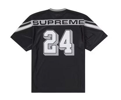 Supreme Jacquard Rib Football Jersey Black G