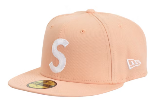 Supreme Jesus Piece S Logo New Era 59Fifty Boné Light Pink 7 1/2