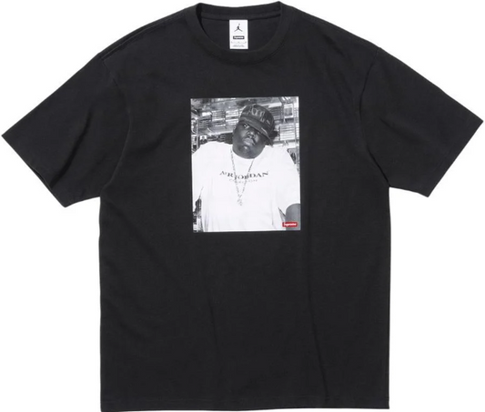 Supreme Jordan Biggie S/S Top White/Black G/GG