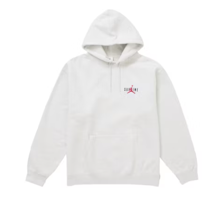 Supreme Jordan Hooded Sweatshirt Ash Grey G