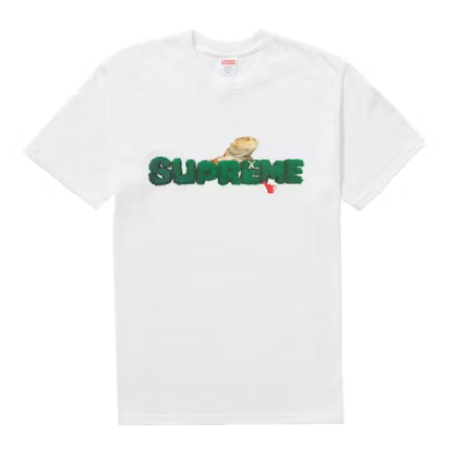 Supreme Lizard Tee Branca G