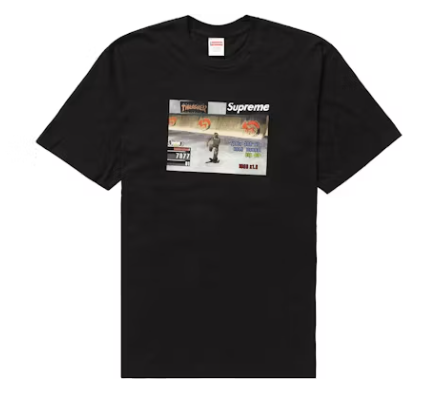 Supreme Thrasher Game Tee Black M