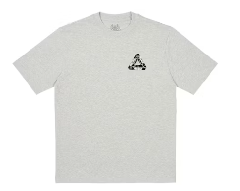 Palace Tri-Ripped T-Shirt Grey Marl GG