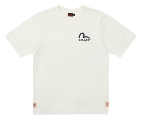 Palace x Evisu Seagull T-shirt Egret GG