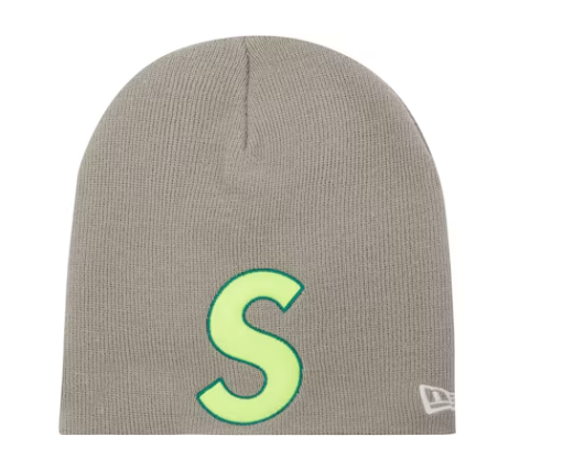 Supreme New Era S Logo Beanie (SS23) Cinza